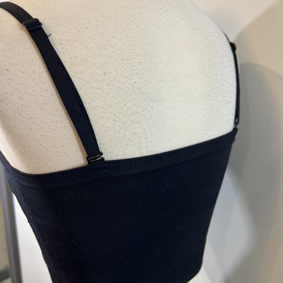 NWOT NORDSTROM Bare Convertible Strapless Bandeau Bra in Black (M) - Picture 8 of 14